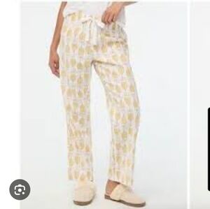 J.Crew Flannel Pajama Pants Champagne Bottles Holiday New Years Cozy Small